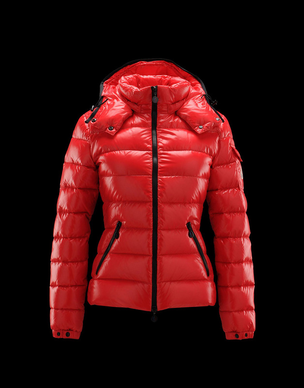 2013 Doudoune Moncler Pas Cher Pour Femme en Rouge